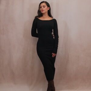 Zara Knit Black Dress S